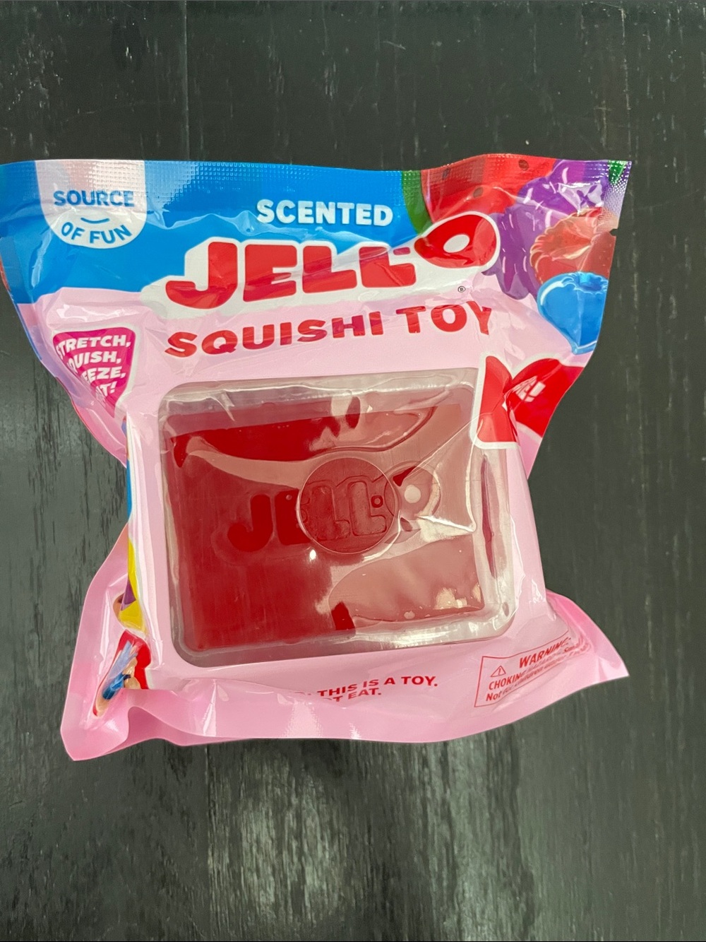 Jell-O Squishi Jiggle Cube - Red
